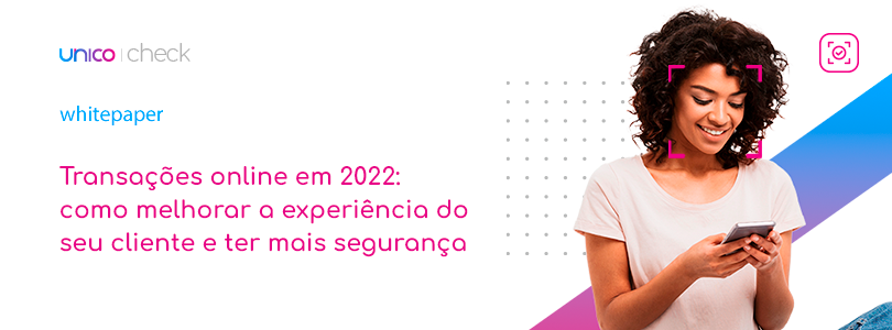 banner direcionado para o download de um whitepaper sobre segurança nas transações online